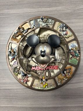 Disney Mickey Mouse 70th Anniversary Relief Plate -Highly Collectable